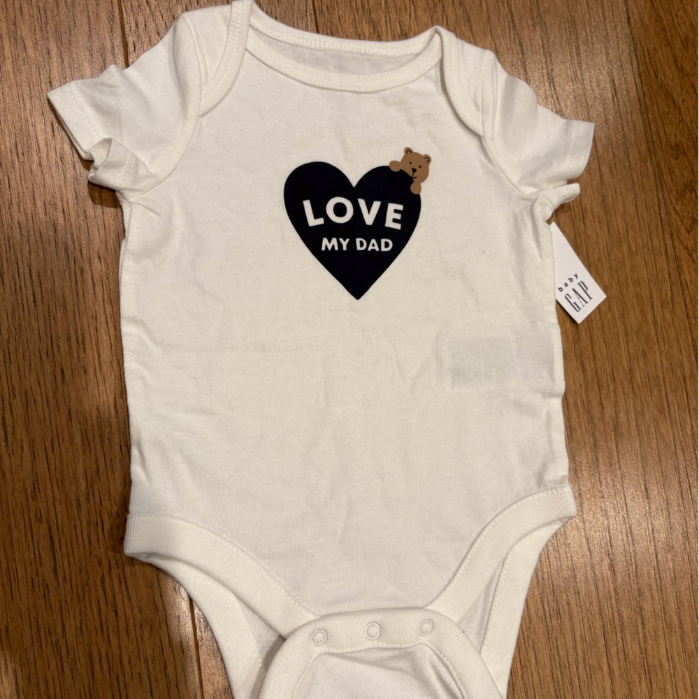 GAP White Baby Onesie